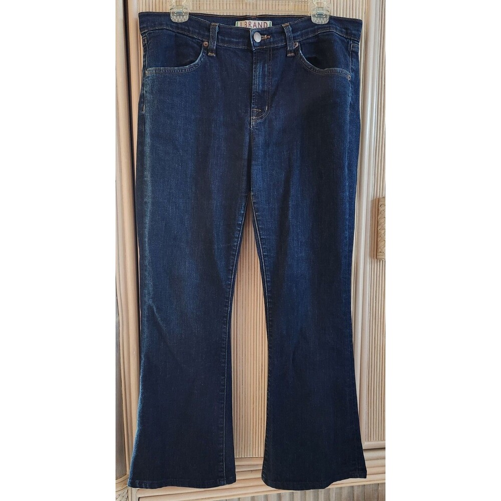J Brand Women's Jeans Size 31 Lexington Denim Mid Rise Retro Flare Y2K